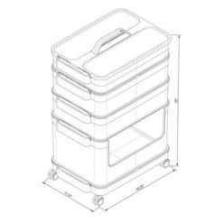 7pc Click In Place Rolling Storage Cart Kit Plastic Storage Home And Office Organization - Brightroom™ 18 7pc Click In Place Rolling Storage Cart Kit Plastic Storage Home And Office Organization - Brightroom™ -Brightroom Sales Store GUEST c5786d44 4ef3 4b76 80be 528844522b2f