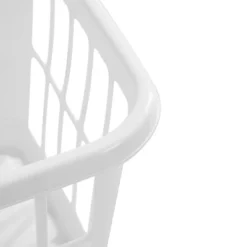 1.25bu Laundry Basket White - Brightroom™: Plastic Clothes Hamper With Built-In Handles, Medium Size, Portable Storage 8 1.25bu Laundry Basket White - Brightroom™: Plastic Clothes Hamper With Built-In Handles, Medium Size, Portable Storage -Brightroom Sales Store GUEST c75b598d e861 4b67 972a 990b3e24858f