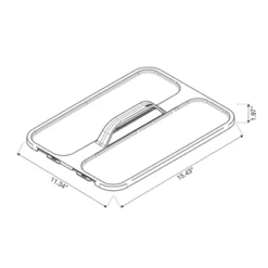 Click In Place Large Lid With Handle For Plastic Storage Bins For Home And Office Organization White - Brightroom™ -Brightroom Sales Store GUEST c9443ed5 6f7f 4be8 b7cb e59579cbf6ab