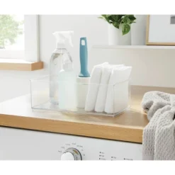 12" X 6" X 4" All Purpose Storage 1/2 Storage Bin - Brightroom™: Clear Plastic Decorative Container, No Assembly Required 9 12" X 6" X 4" All Purpose Storage 1/2 Storage Bin - Brightroom™: Clear Plastic Decorative Container, No Assembly Required -Brightroom Sales Store GUEST c9536262 b5ce 4303 9455 f10d7d6b7fbc