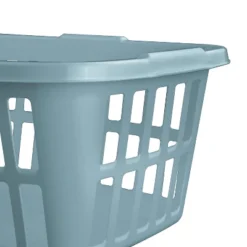 1.5 Bu Laundry Basket Pewter Aqua - Brightroom™ -Brightroom Sales Store GUEST ca2b2774 204f 4d1c 95c0 1a35791f4ff9