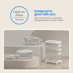 Click In Place 4.5qt Clear Slim Plastic Storage Bin With White Latch For Home And Office Organization - Brightroom™ 14 Click In Place 4.5qt Clear Slim Plastic Storage Bin With White Latch For Home And Office Organization - Brightroom™ -Brightroom Sales Store GUEST cbc9a30f 661b 40c4 b5dc bd9aae60a660