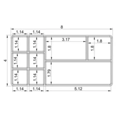 Bathroom Plastic 9 Slot Mixed Cosmetic Organizer Clear - Brightroom™: Makeup & Vanity Organizer Tray For Bathroom Countertop -Brightroom Sales Store GUEST ce22836d 74cb 4ebd 9775 ea32f97e5e94