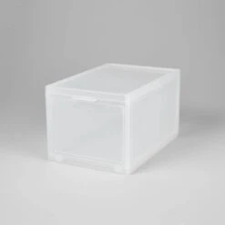Small Stackable Bins Front Opening Clear Plastic - Brightroom™ 8 Small Stackable Bins Front Opening Clear Plastic - Brightroom™ -Brightroom Sales Store GUEST d14984ec d883 4043 91a2 cad190d9ba3c