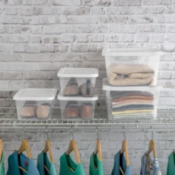 6qt Clear Storage Box White - Brightroom™ 14 6qt Clear Storage Box White - Brightroom™ -Brightroom Sales Store GUEST d1e3be0f e0a6 4b21 ac12 ddb613c740d0