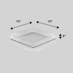 12'' X 12'' X 2" All Purpose Storage Tray - Brightroom™: Clear Plastic Bathroom Organizer Tray 7 12'' X 12'' X 2" All Purpose Storage Tray - Brightroom™: Clear Plastic Bathroom Organizer Tray -Brightroom Sales Store GUEST e3fa4aba 7ce7 44ad a8cb 952525c19030