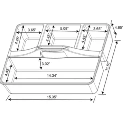 Divided Caddy Organizer White - Brightroom™: Utility Storage Cart, Polypropylene, Universal Storage, 1 Year Warranty 7 Divided Caddy Organizer White - Brightroom™: Utility Storage Cart, Polypropylene, Universal Storage, 1 Year Warranty -Brightroom Sales Store GUEST e5071bb0 7856 4a20 b2f5 705acf965b68