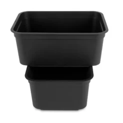 Folio Heavy Duty Storage Bin - Brightroom™: Black Plastic, Stackable, Portable, Universal Storage, 18.6 Volume Capacity 15 Folio Heavy Duty Storage Bin - Brightroom™: Black Plastic, Stackable, Portable, Universal Storage, 18.6 Volume Capacity -Brightroom Sales Store GUEST ee14b593 cc34 4c72 91e8 62aae3e4c3b8