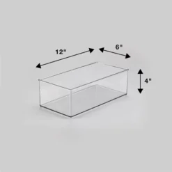12" X 6" X 4" All Purpose Storage 1/2 Storage Bin - Brightroom™: Clear Plastic Decorative Container, No Assembly Required 7 12" X 6" X 4" All Purpose Storage 1/2 Storage Bin - Brightroom™: Clear Plastic Decorative Container, No Assembly Required -Brightroom Sales Store GUEST f40cd530 aa3a 4fec 8c26 2bcdd5a30536