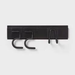 Heavy Duty Garage Tool Hook And Rail Kit - Brightroom™: Wall Mounted Storage, Steel, Black, 36" Width, 90 Lb Capacity -Brightroom Sales Store GUEST f64e8945 0a76 45a2 aaef e952b0556146
