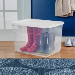 70qt Clear Storage Box With White Lid - Brightroom™ 10 70qt Clear Storage Box With White Lid - Brightroom™ -Brightroom Sales Store GUEST ffb54947 63f4 4e3a 87d5 725e3277fd23